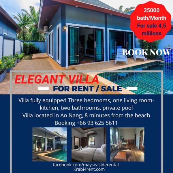 Pool villa for sale Ao Nang Krabi