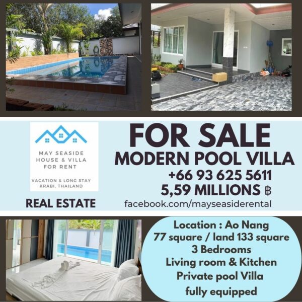 Pool Villa for sale Ao Nang Krabi