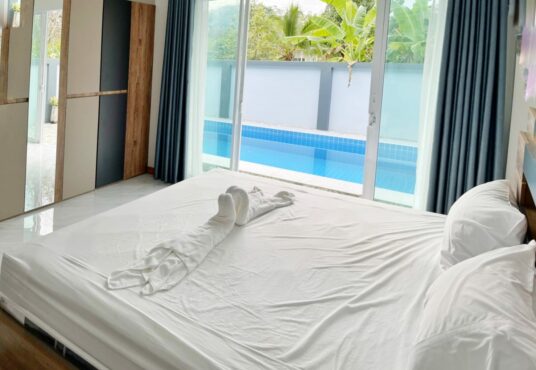 bedroom private pool villa Ao Nang