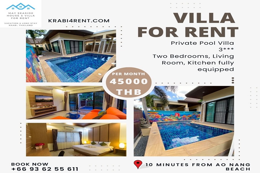 Pool Villa for Rent Krabi Ao Nang