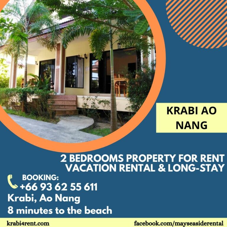 Property for rent Ao Nang 2 Bedrooms Real Estate Krabi LongStay